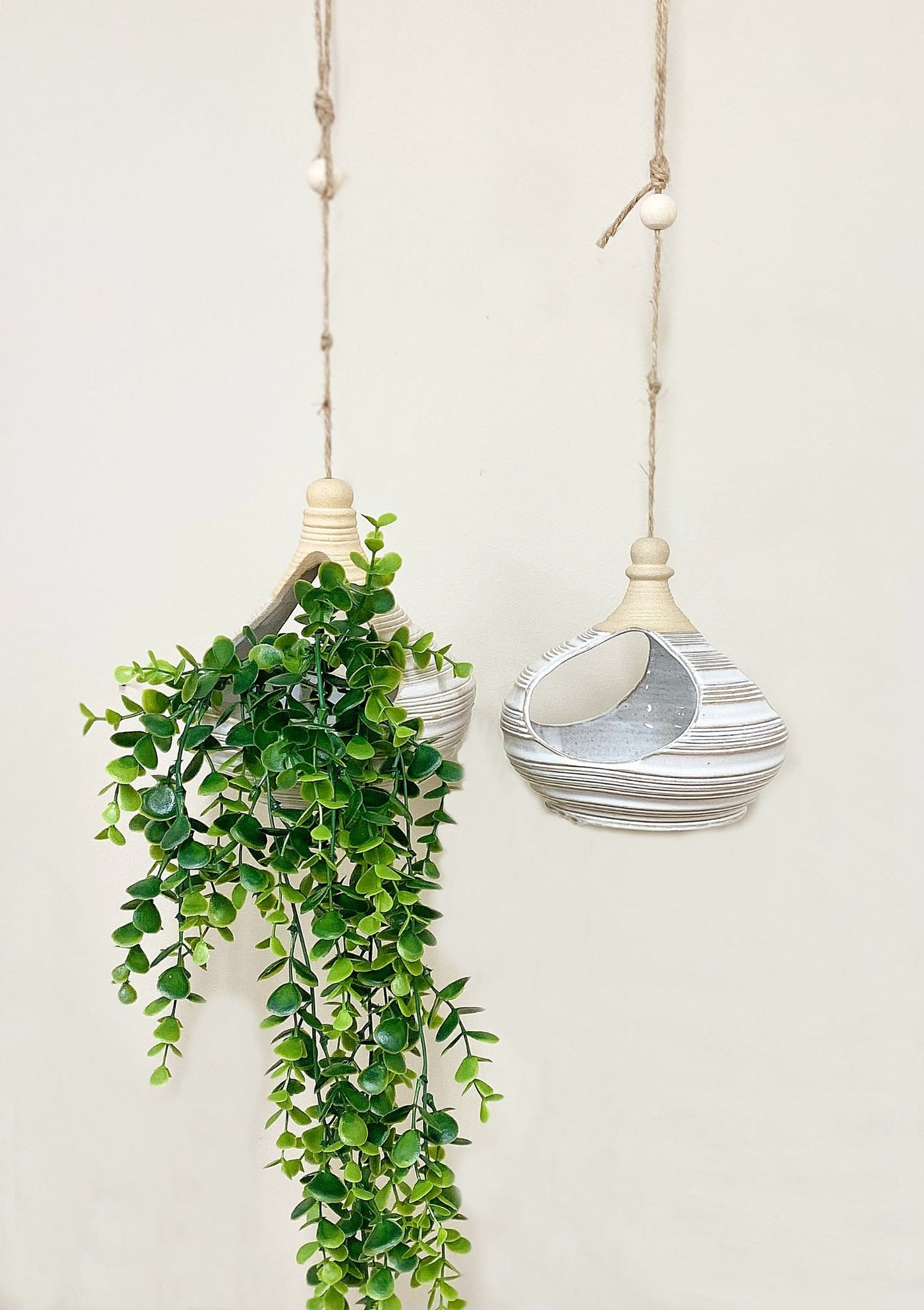 Sandstone Hanging Planter