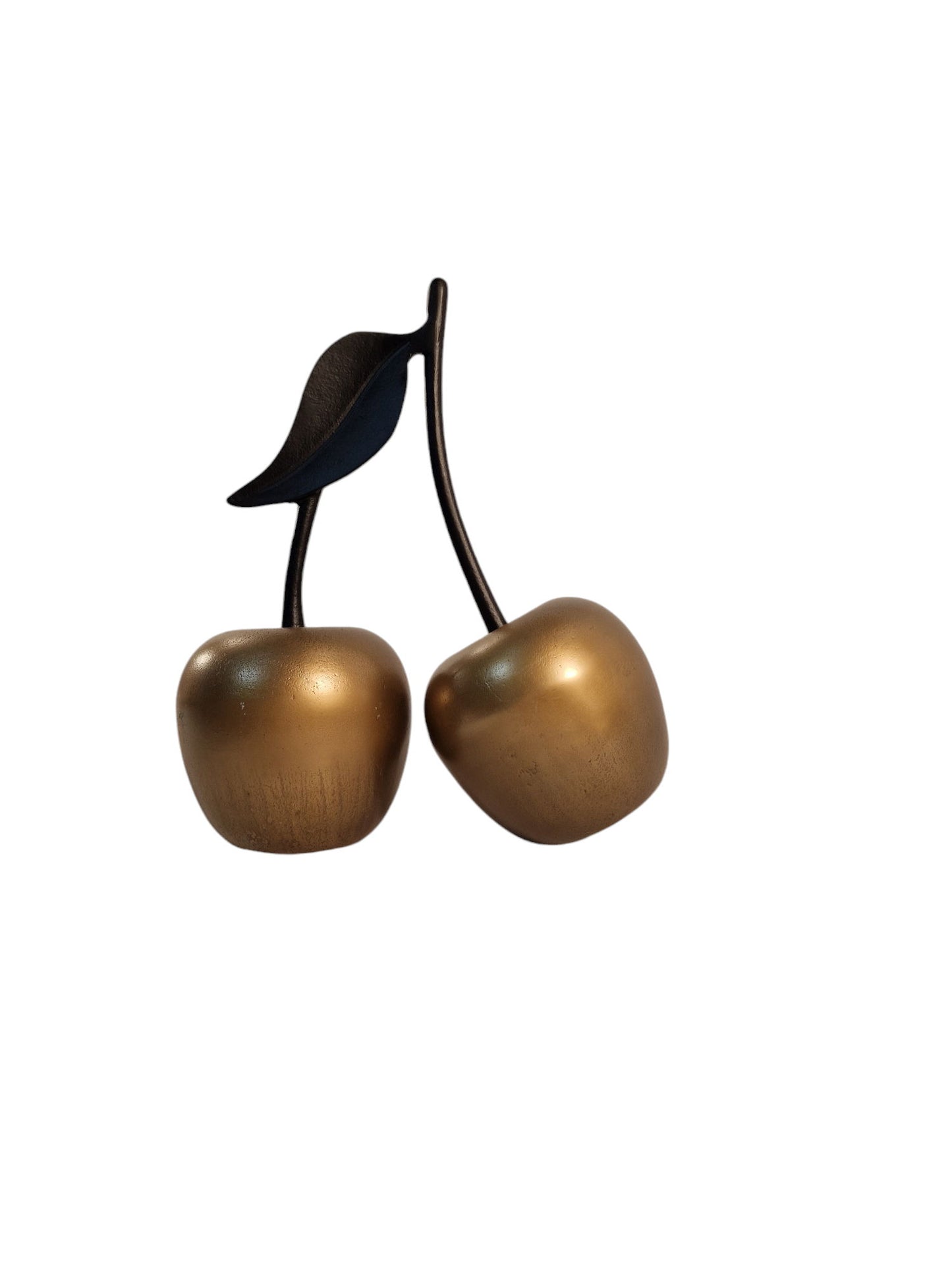 Gold Aluminium Cherry Ornament 22.5cm