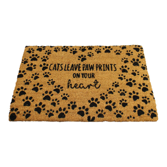 Coir Pet Design Doormat, Cats