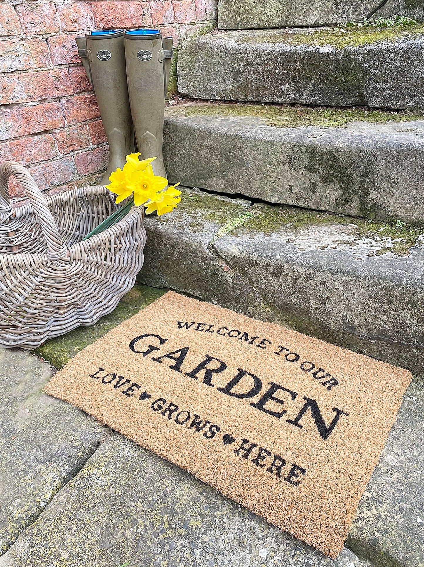 Love Grows Here Potting Shed Doormat