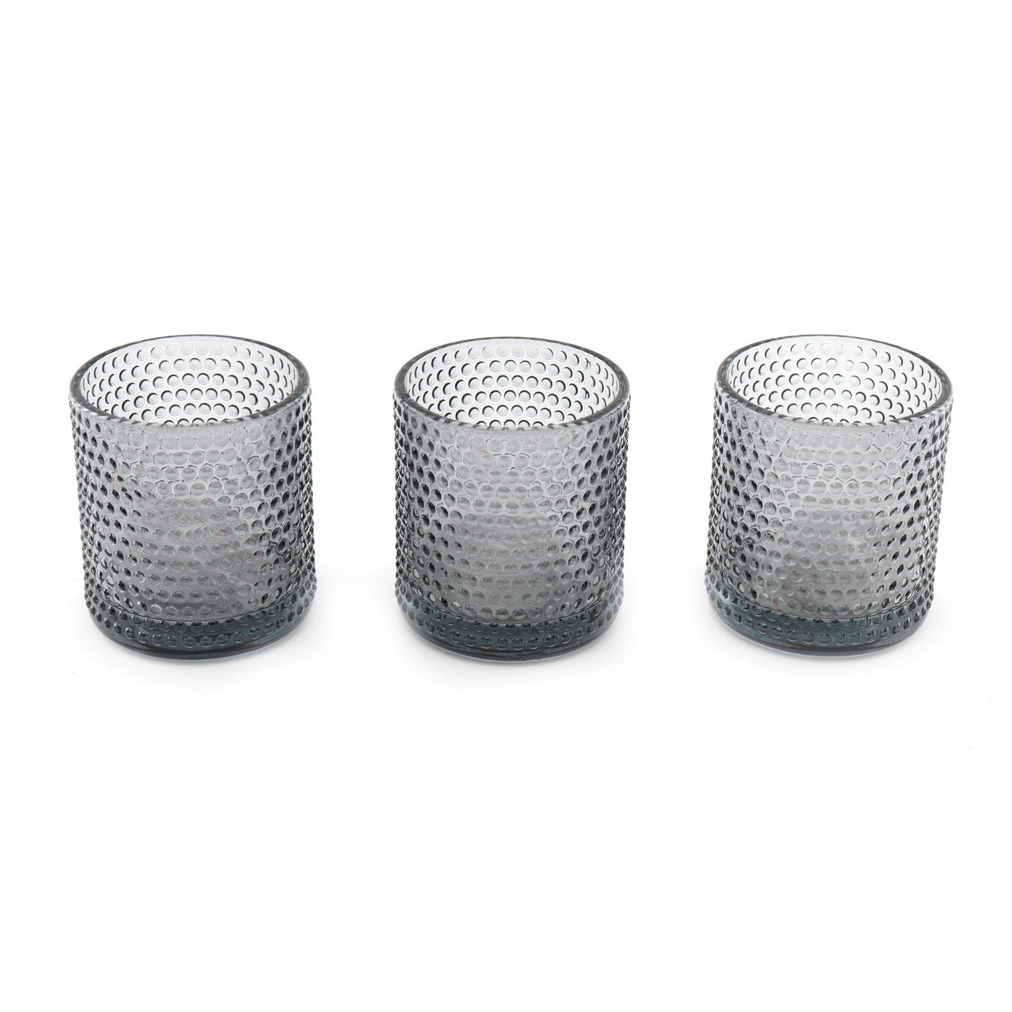 Set Of Three Synergy Tea Light Holders