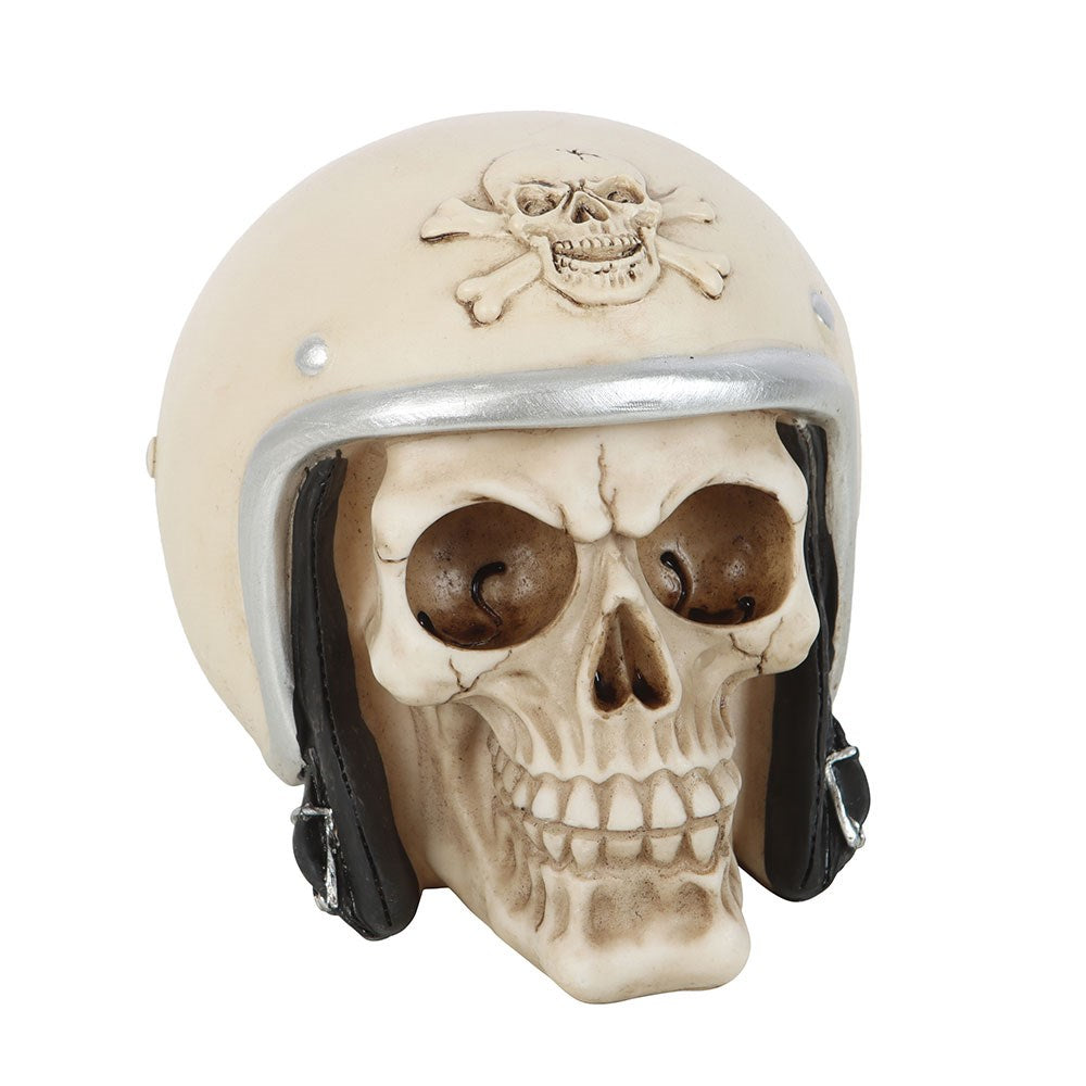 Skull Ornament with Helmet