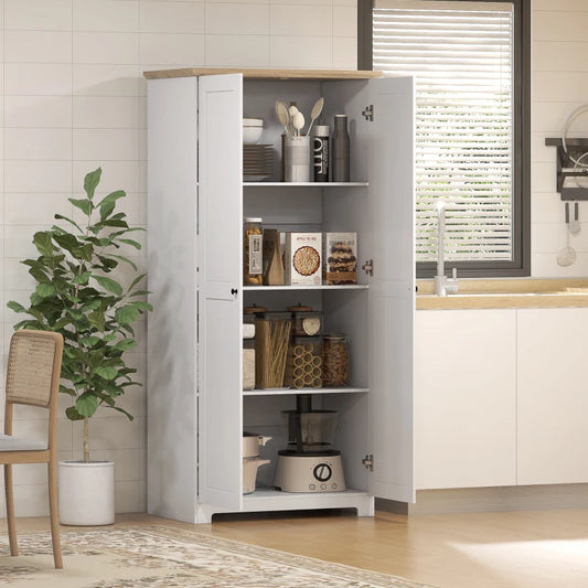 HOMCOM 172cm Kitchen Cupboard
