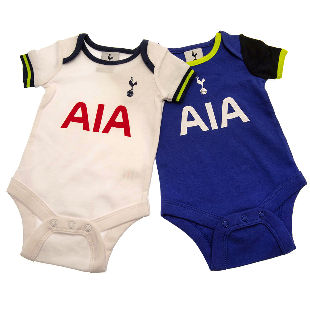 Tottenham Hotspur FC 2 Pack Bodysuit 0-3 Mths LG