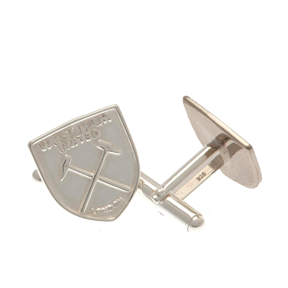 West Ham United FC Sterling Silver Crest Cufflinks