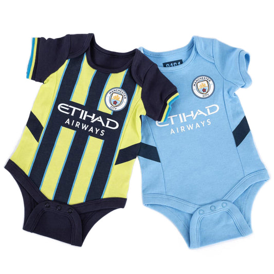 Manchester City FC 24/25 Season 2 Pack Bodysuit 3-6 Mths