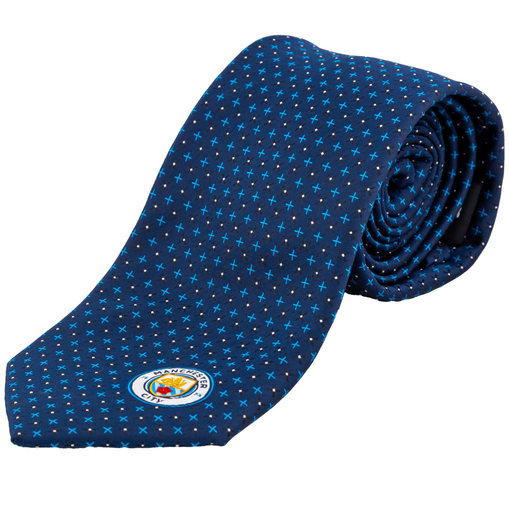 Manchester City FC Navy Blue Tie