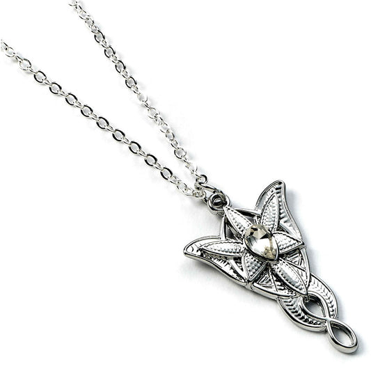 The Lord Of The Rings Silver Plated Necklace Evenstar