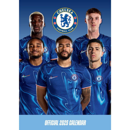 Chelsea FC A3 Calendar 2025