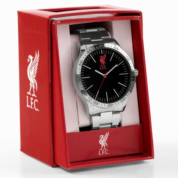 Liverpool FC Mens Silver Bracelet Watch