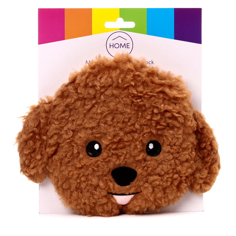 Microwavable Plush Wheat and Lavender Heat Pack - Sausage Dog Head