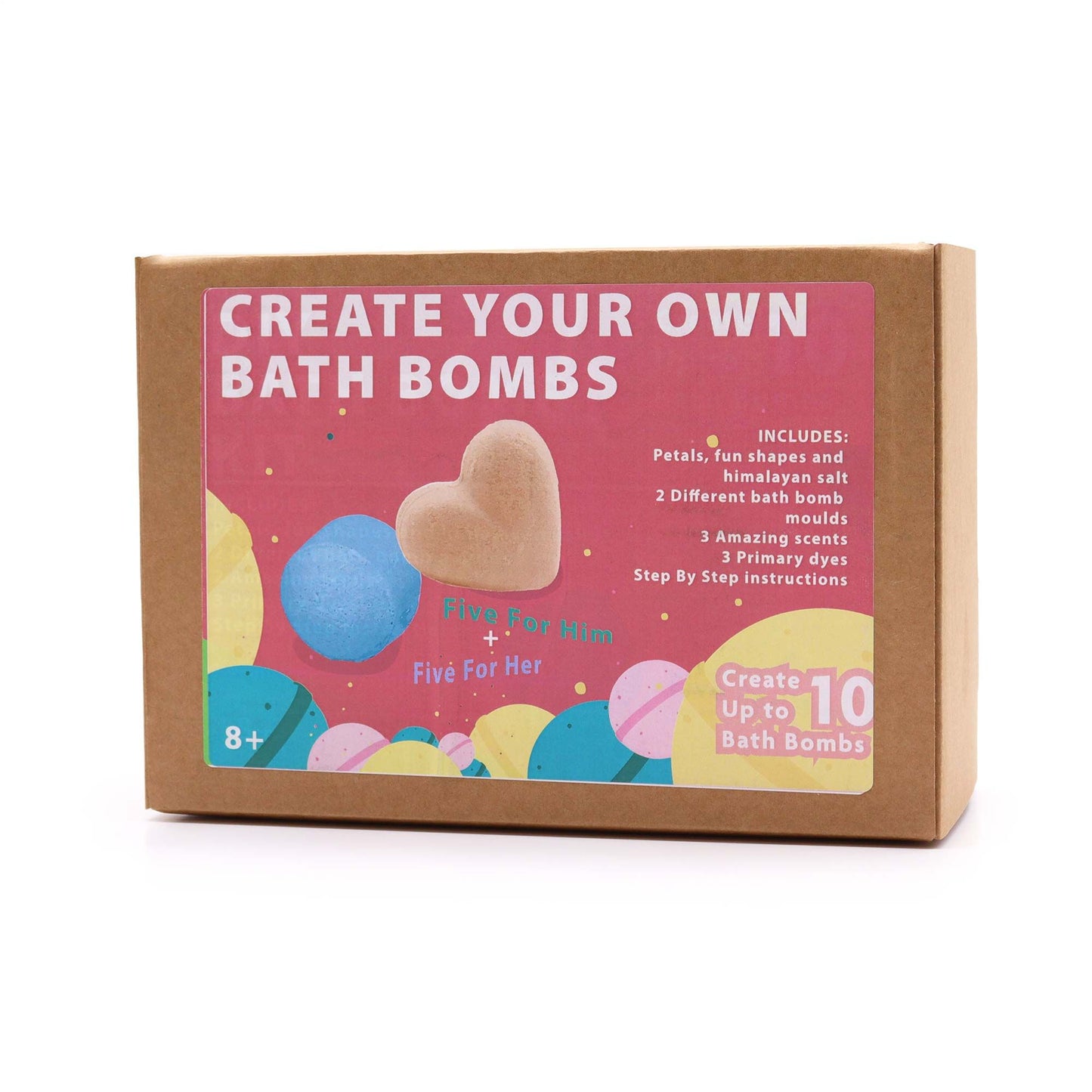 Bath Bomb Kit - Rose & Bubblegum