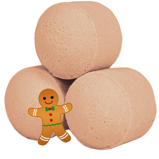 1.3Kg Box of Mini Bath Bombs - Warm Gingerbread