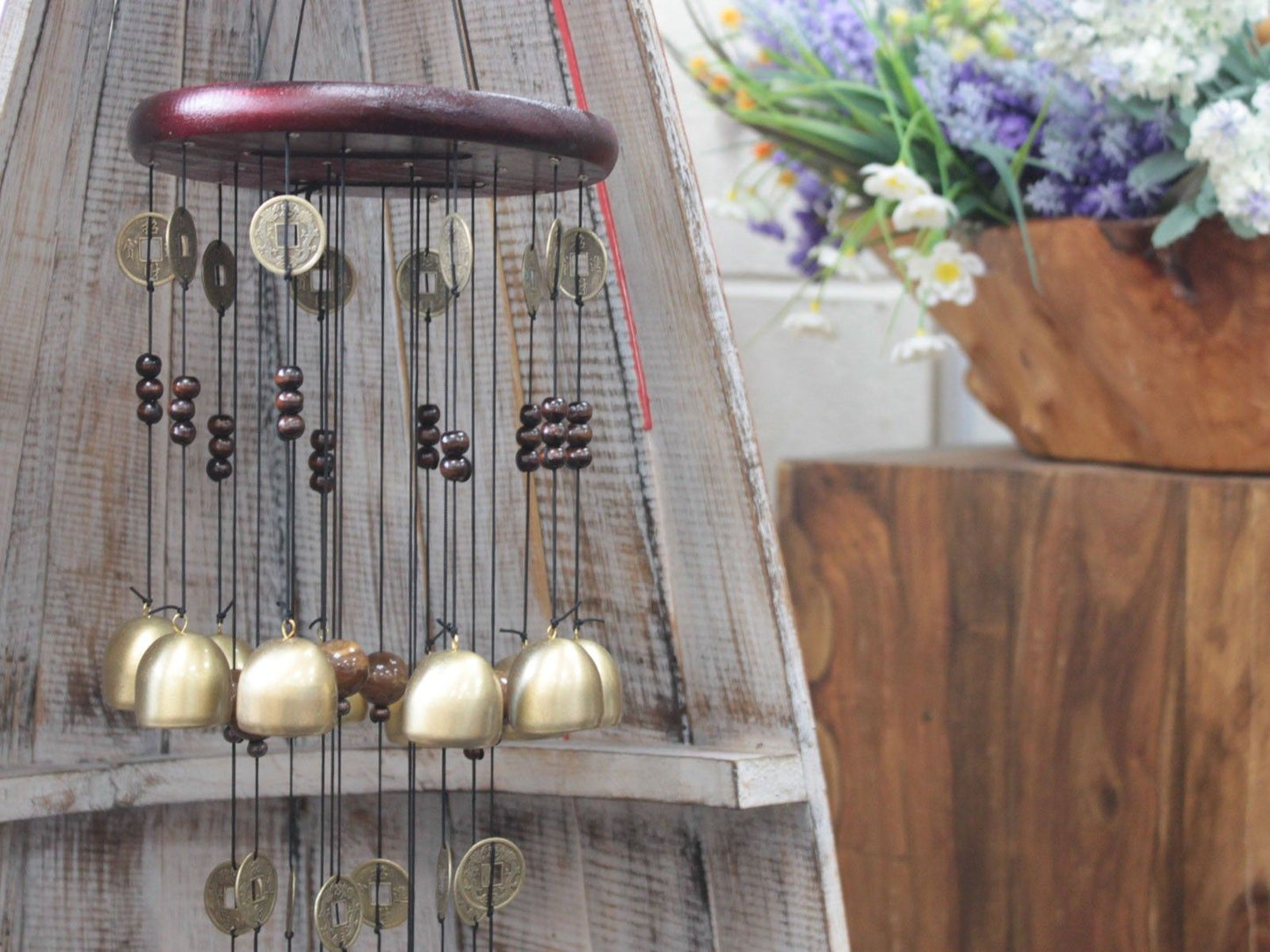 Feng Shui Chimes - Round 22 Bells & Coins