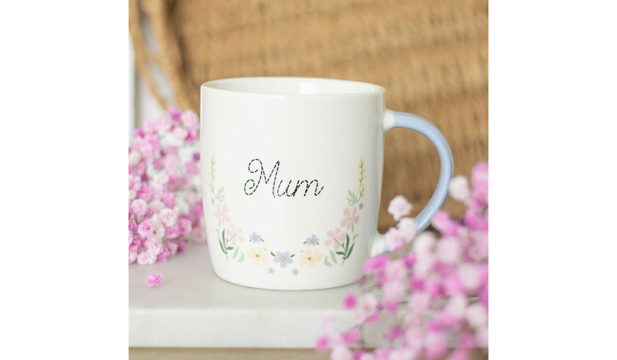 Mum Pastel Floral Mug
