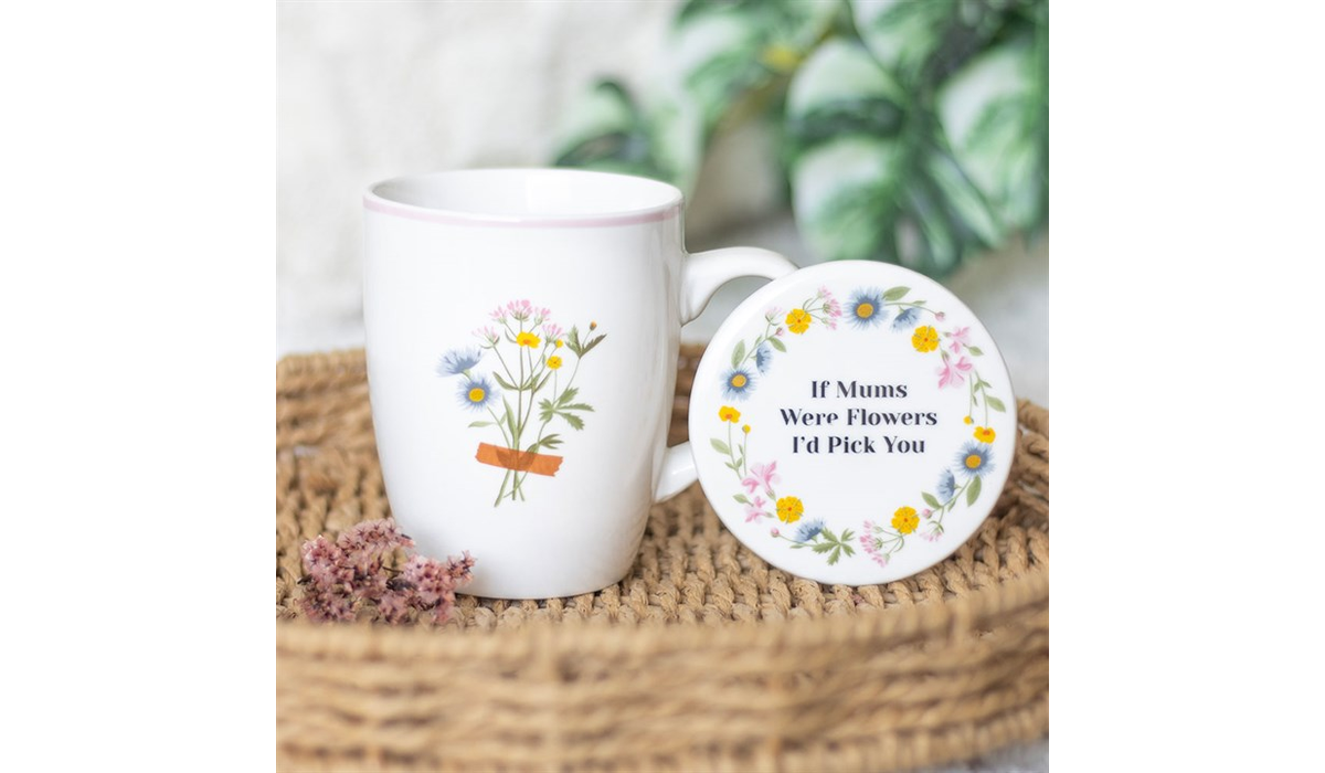 If Mums Were Flowers Floral Mug & Coaster Set