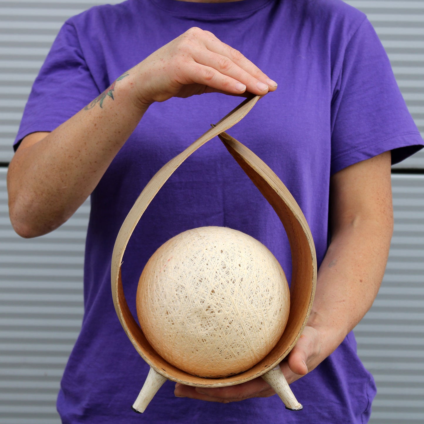 Natural Coconut Lamp