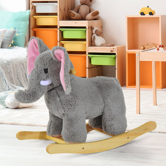 HOMCOM Kids Children Rocking Elephant