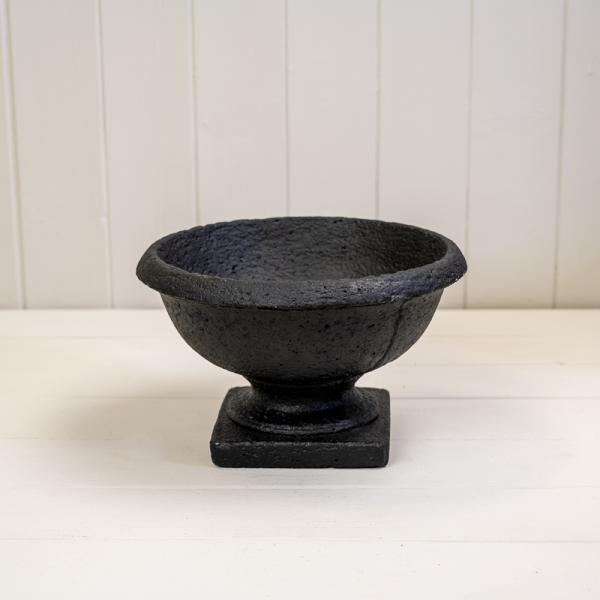 Urn Black Cement Pot