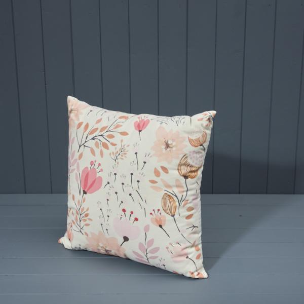 Handmade Washable Cotton Printed Cushion with Filling 45x45cm