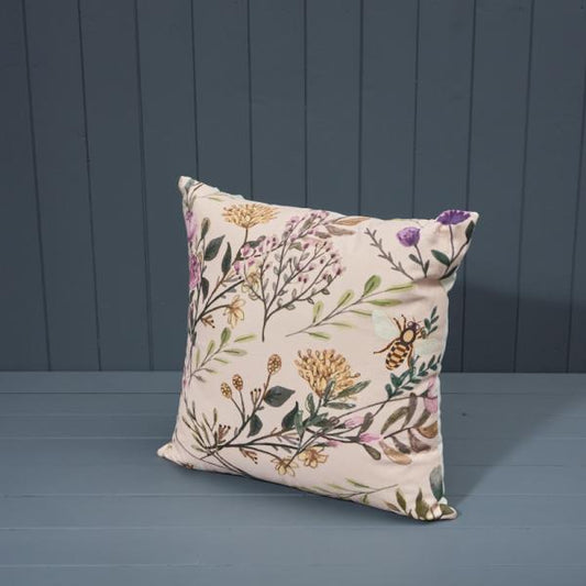 Handmade Washable Cotton Printed Cushion with Filling 45x45cm