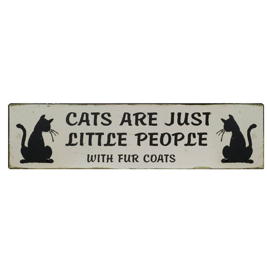 Cats Are Just Little People Plaque