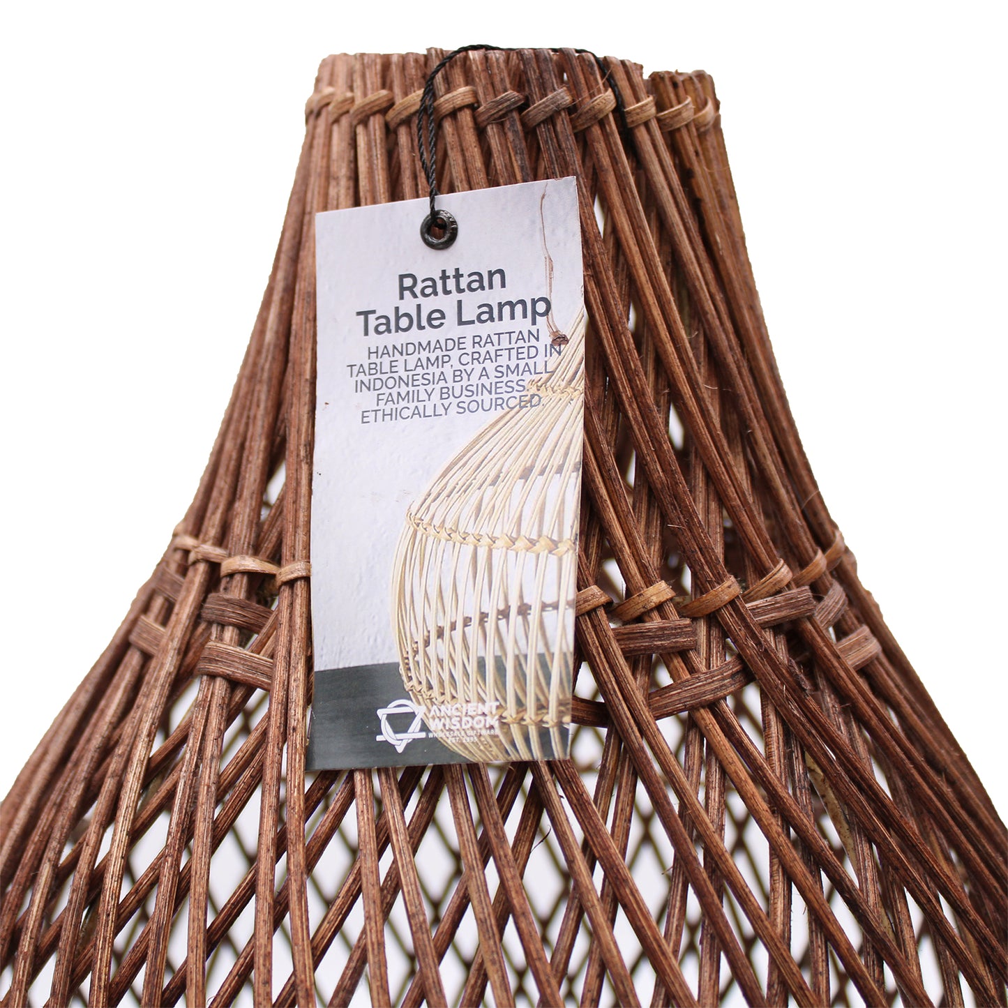 Rattan Table Lamps - Natural