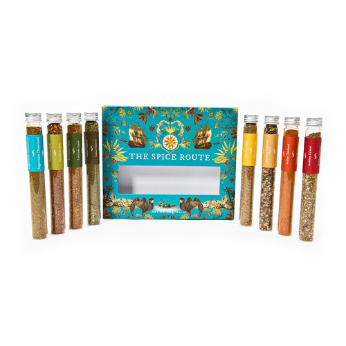 Spice Route Premium Selection | Around The World Spice Set | Includes Own Spice Stand