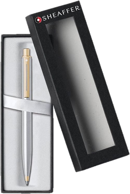 Sheaffer Sentinel Ball Pen Brushed chrome in luxury gift box N232551EB