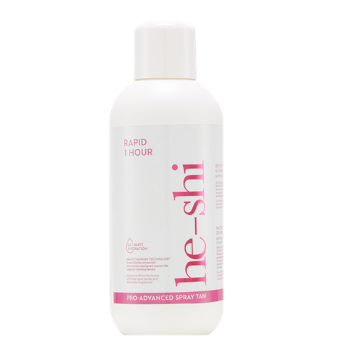 He-Shi Rapid 1 Hour Spray Tan 1L (10%) - Medium to Dark - No Smell