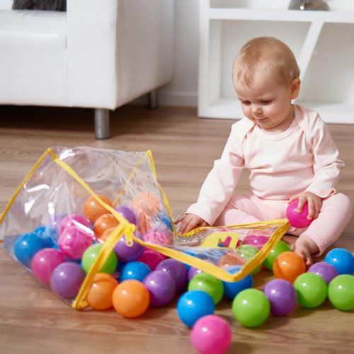 Vinsani Multicoloured Soft Plastic Play Pit Balls