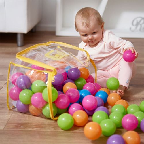 Vinsani Multicoloured Soft Plastic Play Pit Balls